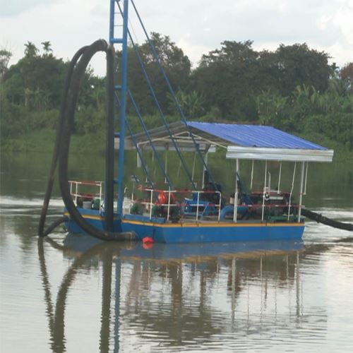 Jet Suction Dredger with Gold Platform